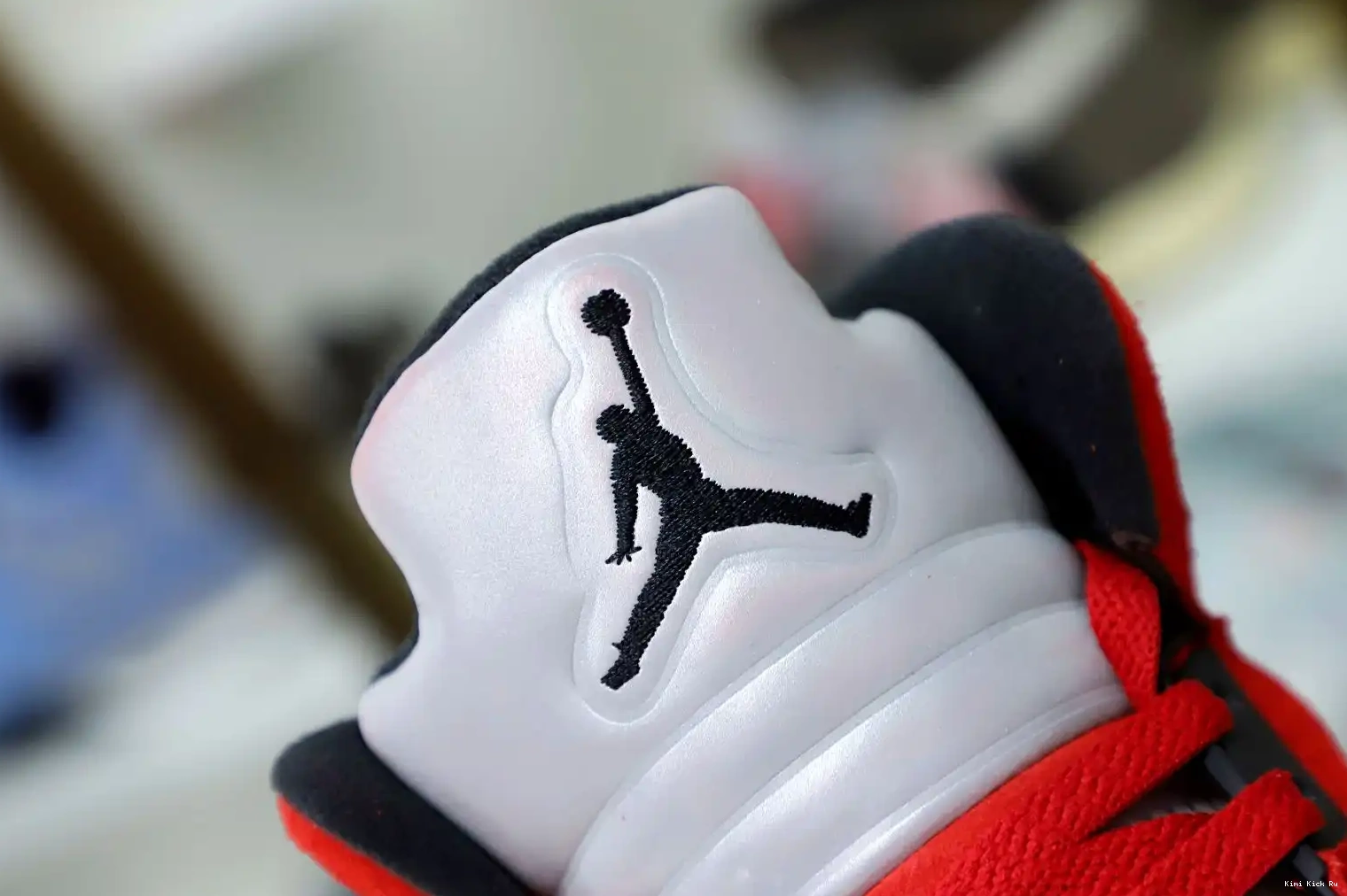 RETRO JORDAN Kimikick RAGING BULL RED 5 SUEDE AIR 0417